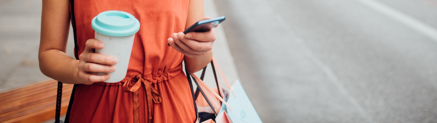 woman on phone